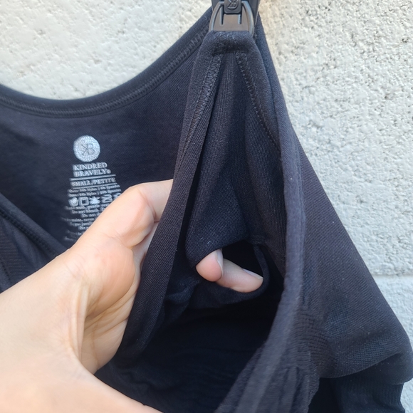 Kindred Bravely | Sublime Hands-Free Pumping & Nursing Black Tank Size S Petite - Picture 5 of 7
